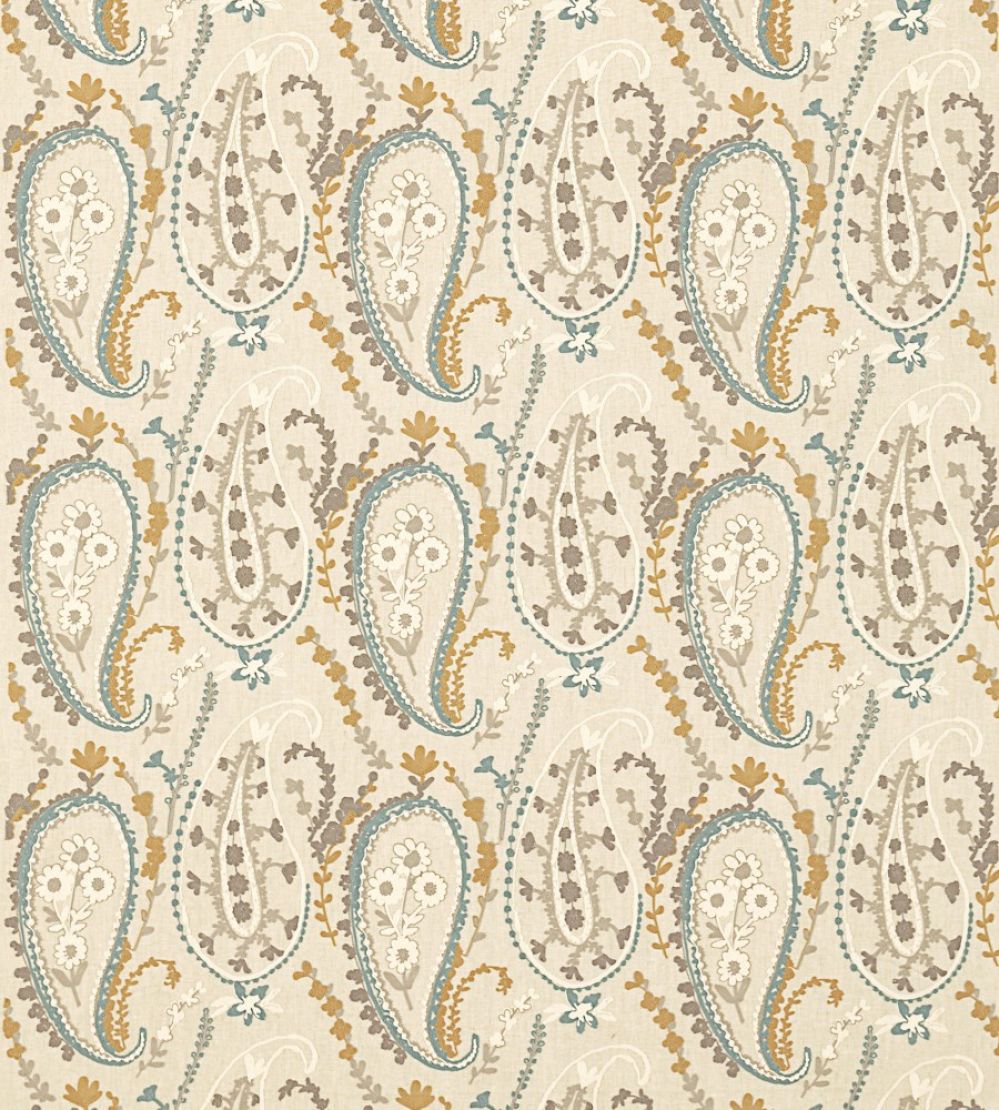 Jamila Fabric by Sanderson Wedgwood/Linen