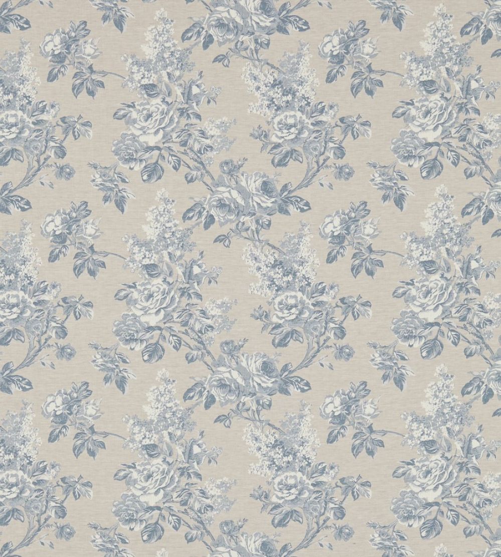 Sorilla Damask Fabric by Sanderson Delft/Linen