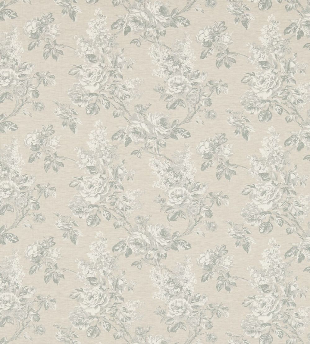 Sorilla Damask Fabric by Sanderson Eggshell/Linen