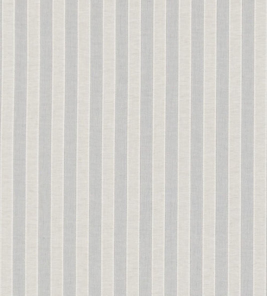 Sorilla Stripe Fabric by Sanderson Silver/Linen
