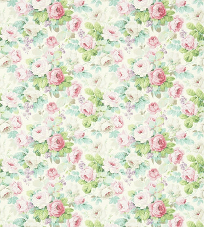 Chelsea Fabric by Sanderson Pink/Celadon