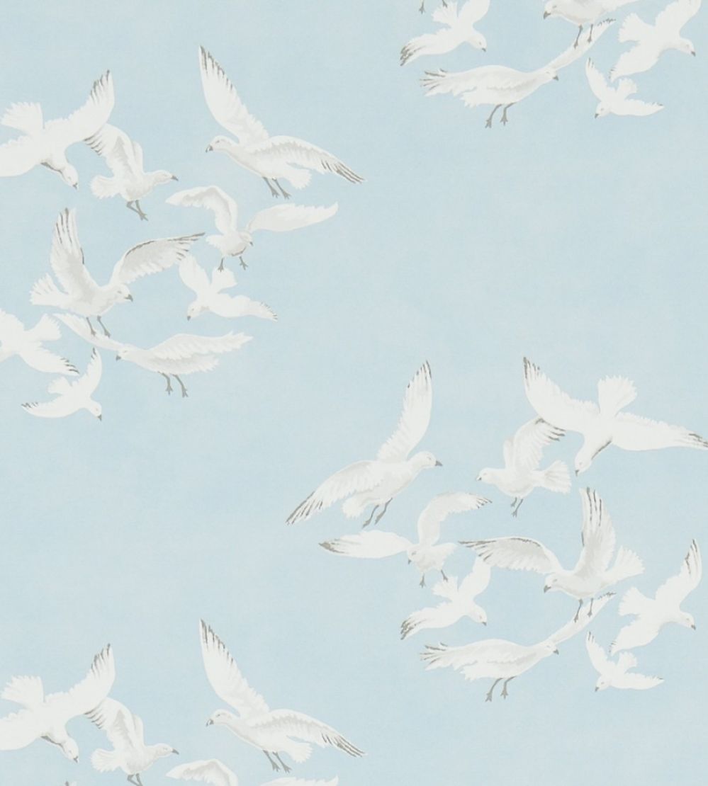 Seagulls Wallpaper by Sanderson Blue
