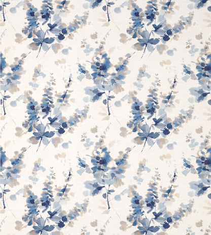 Delphiniums Fabric by Sanderson Indigo