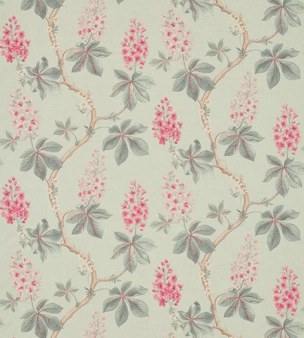 Chestnut Tree Fabric by Sanderson Seaspray/Peony