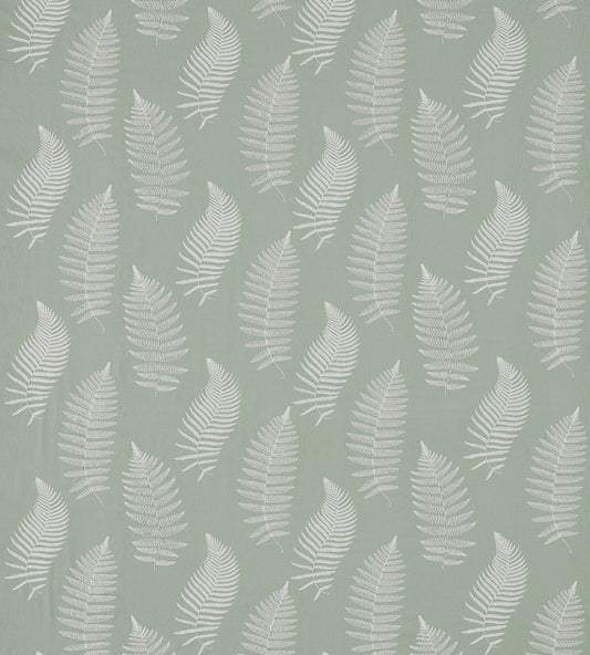 Fern Embroidery Fabric by Sanderson Mist
