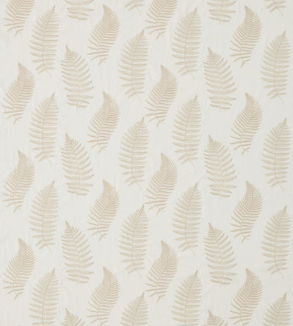 Fern Embroidery Fabric by Sanderson Ivory