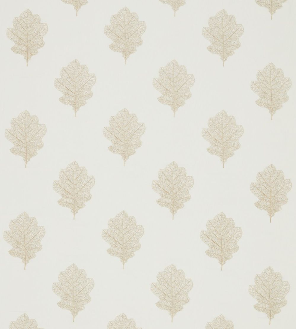 Oak Filigree Fabric by Sanderson Milk