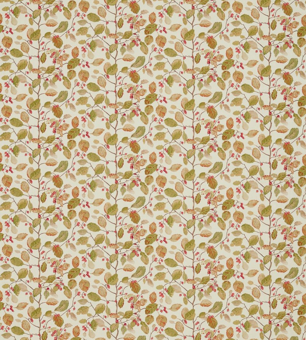 Woodland Berries Fabric by Sanderson Rosehip/Moss