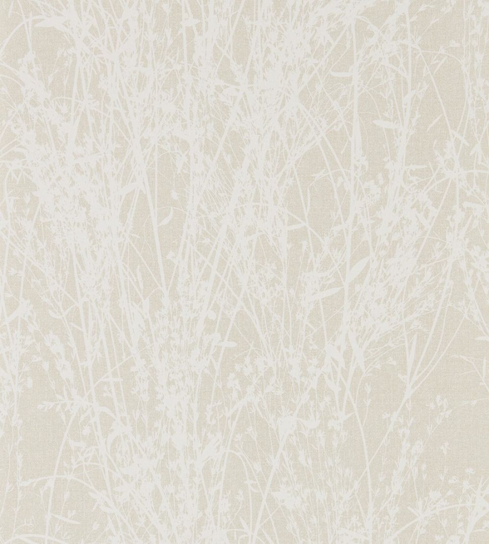 Meadow Canvas Wallpaper by Sanderson White/Parchment