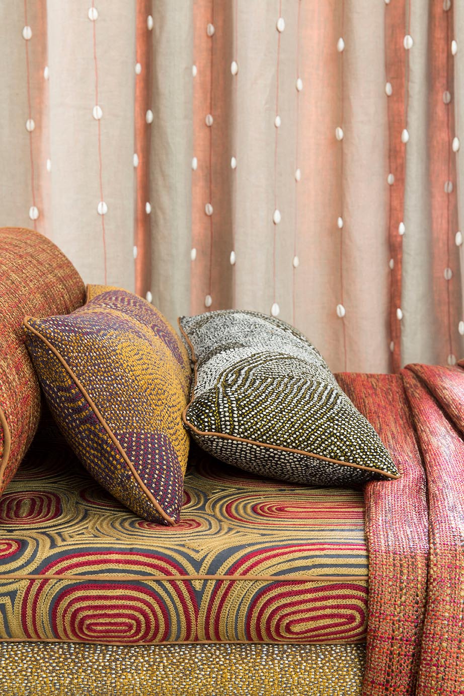 Sandy Fabric by Pierre Frey shown in a room setting (view 1)