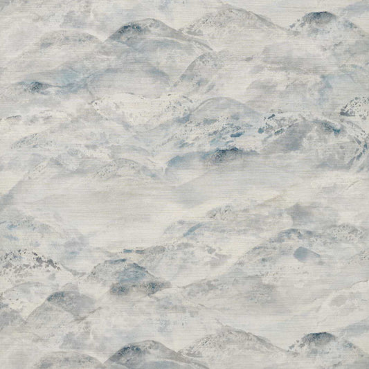 Sansui (on Unique ground) Indigo Wash mural by Zoffany