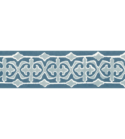 Santa Clara Tile Border Wallpaper by DADO Blue