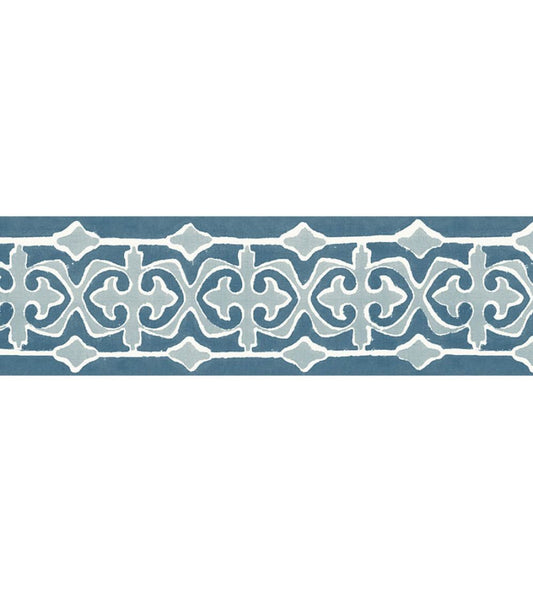 Santa Clara Tile Border Wallpaper by DADO Blue