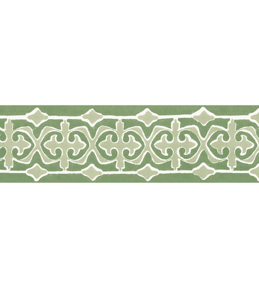Santa Clara Tile Border Wallpaper by DADO Green