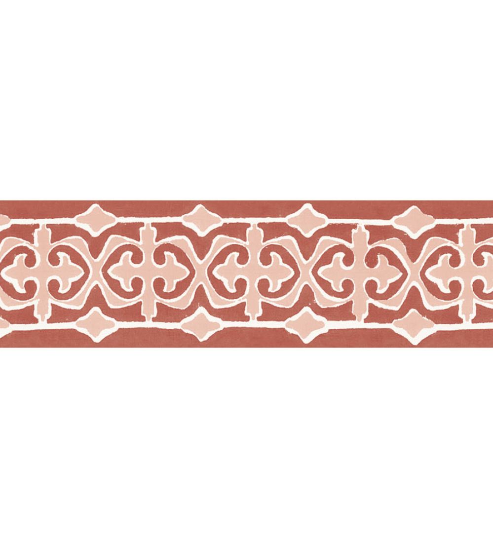 Santa Clara Tile Border Wallpaper by DADO Red