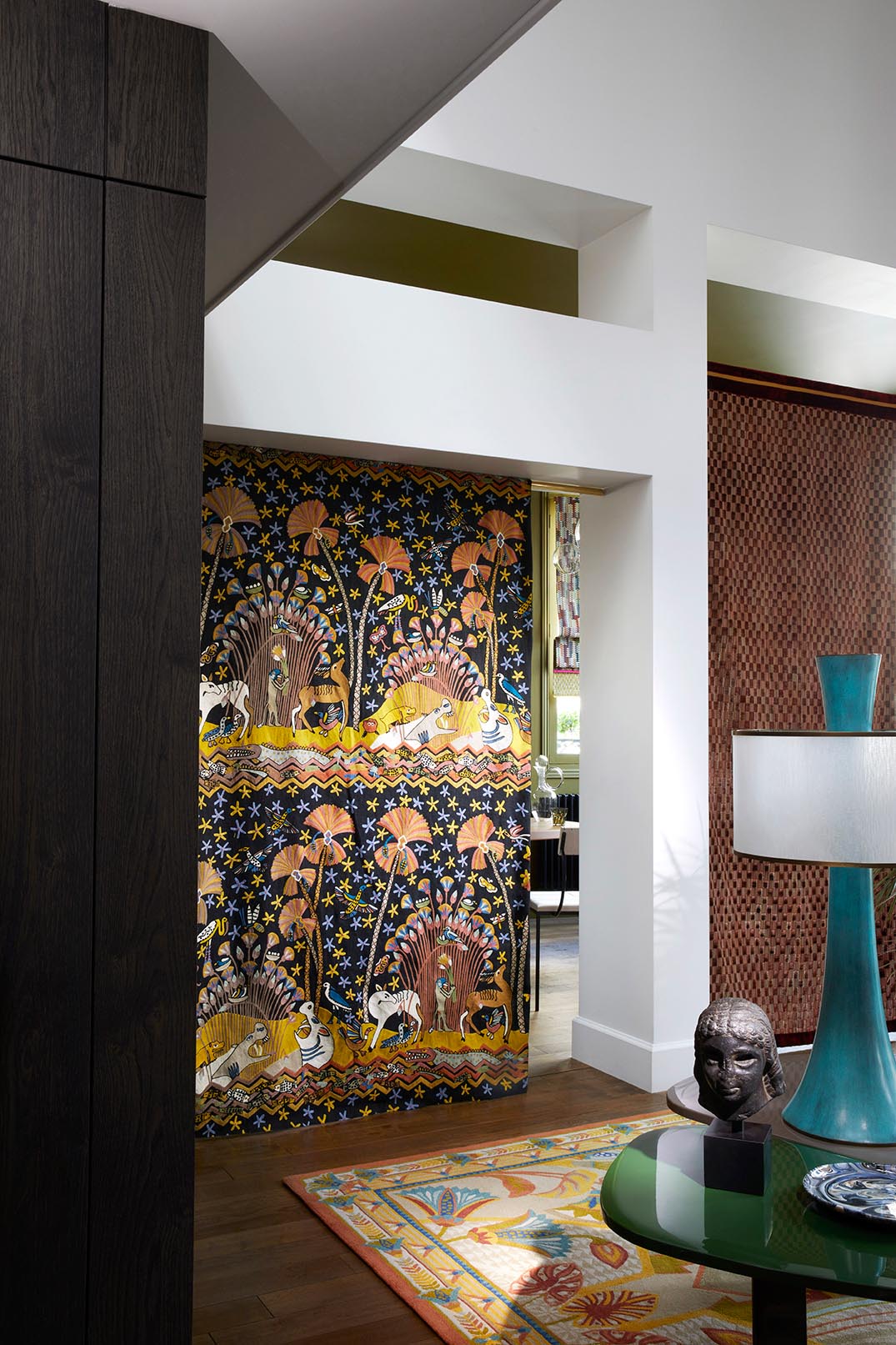 Saqqarah Fabric by Pierre Frey shown in a room setting (view 1)