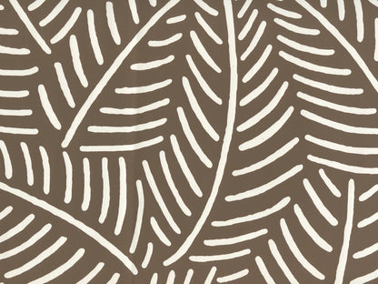Sauvage Reverse Brown on Almost White wallpaper by Cloth & Paper