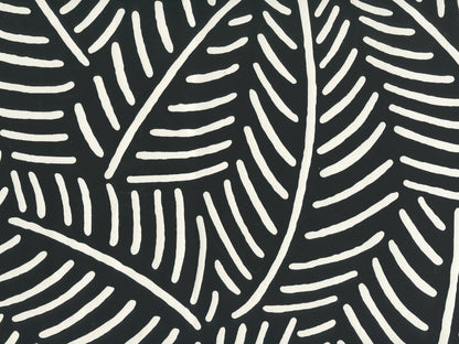 Sauvage Reverse Black on Almost White wallpaper by Cloth & Paper