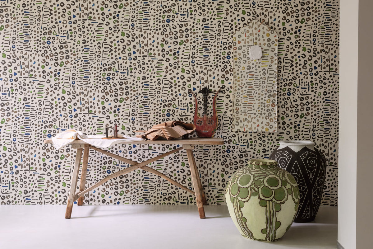 Savane Wallpaper by Pierre Frey shown in a room setting (view 1)
