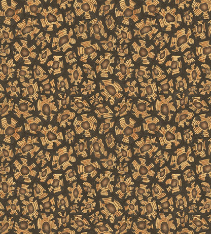 Savanna Shell Wallpaper by Cole & Son Ochre Soot & Orange