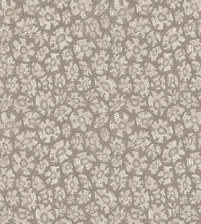 Savanna Shell Wallpaper by Cole & Son Shell Mica Taupe & Matallic Gilver