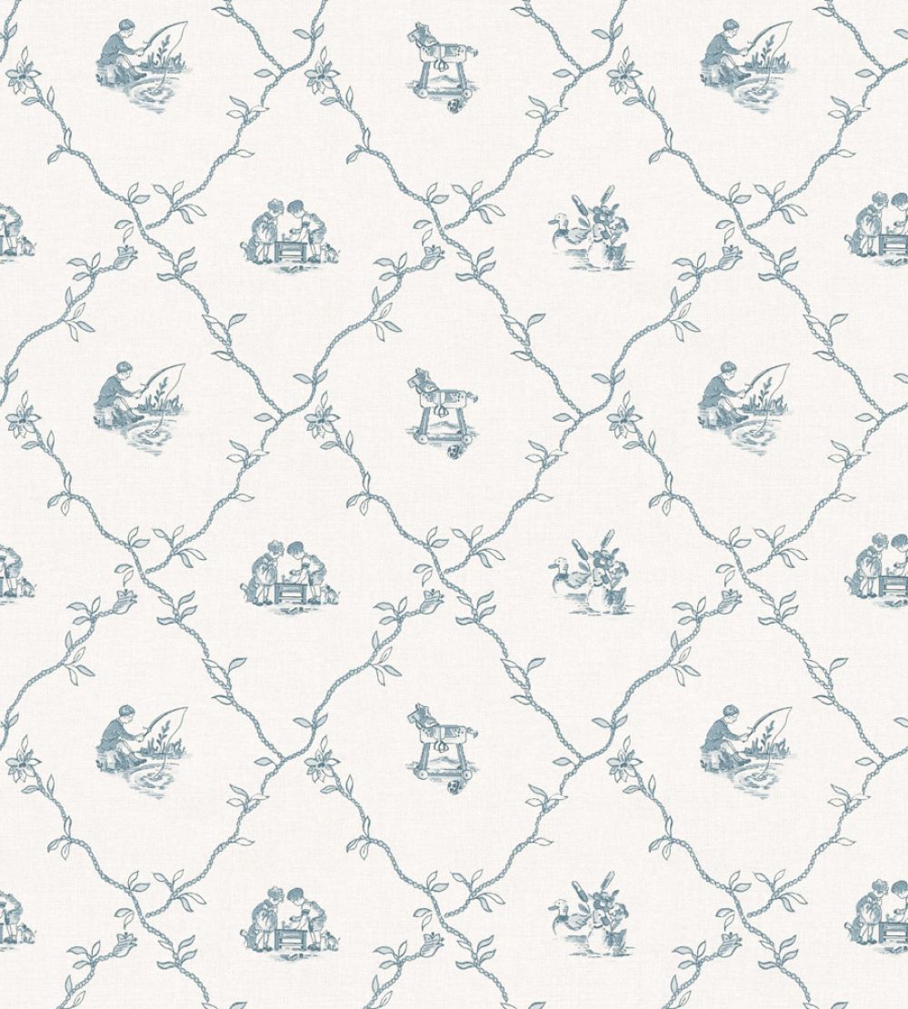 Scenes Wallpaper by Coordonne Indigo