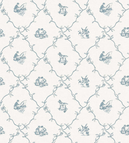 Scenes Wallpaper by Coordonne Indigo