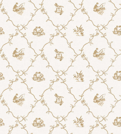 Scenes Wallpaper by Coordonne Mustard