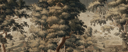 Scenic Tapestry Dark mural by Rebel Walls