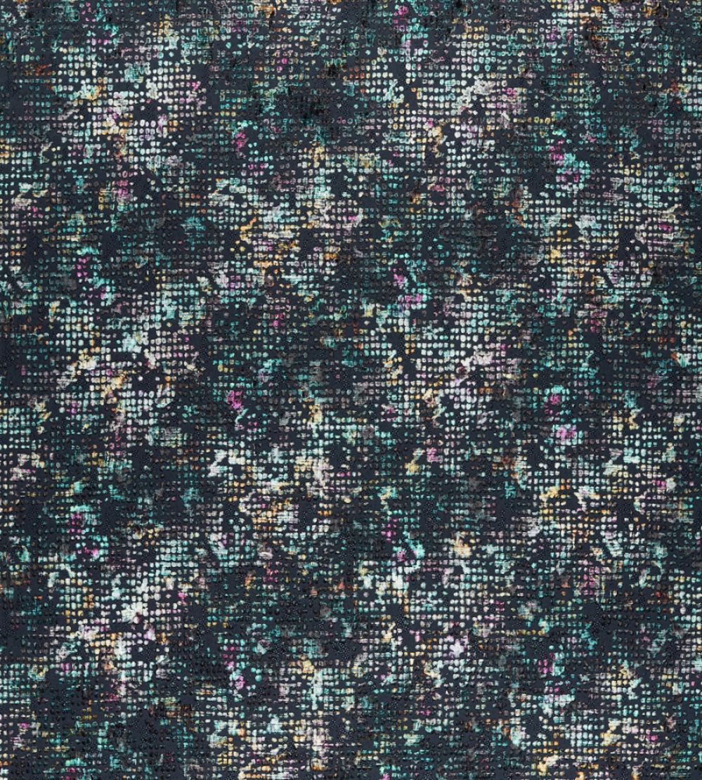 Scintilla Fabric by Clarke & Clarke Midnight