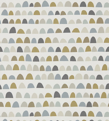 Priya Wallpaper by Scion Charcoal/Fossil/Linen
