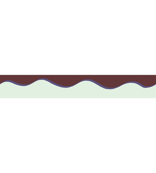 Scroll Border 5cm Wallpaper by Parker & Jules Conker
