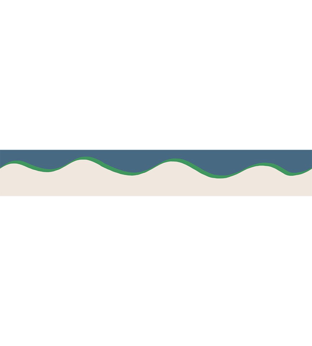 Scroll Border 5cm Wallpaper by Parker & Jules Day Blue