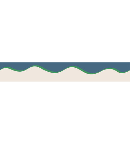 Scroll Border 5cm Wallpaper by Parker & Jules Day Blue