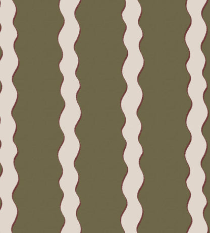 Scroll Stripe Fabric by Parker & Jules Hunter