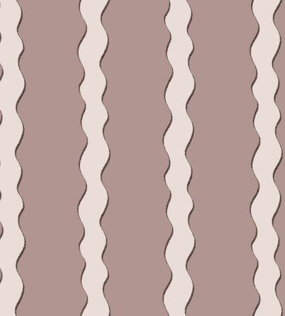 Scroll Stripe Fabric by Parker & Jules Plaster