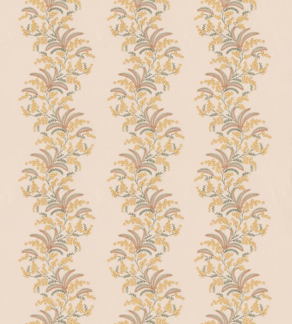 Sea Aster Fabric by GP & J Baker Ochre