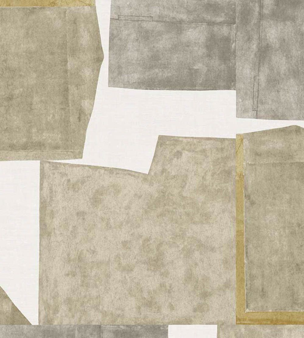 Sea Collage Vinyl Wallpaper by Christopher Farr Cloth Stone