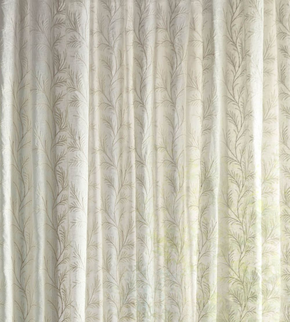 Sea Fern Fabric by Sanderson Seaspray White