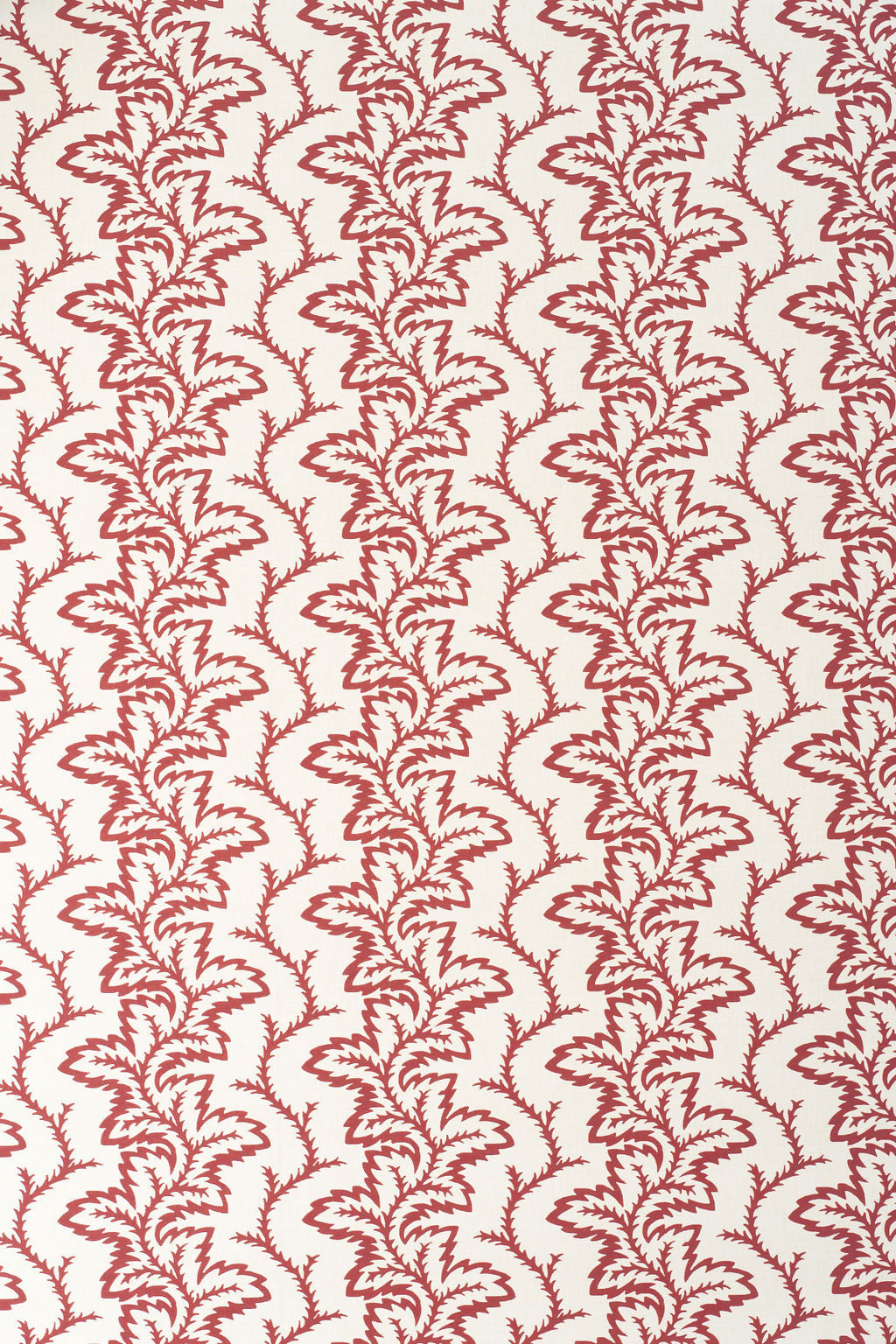 Seafern Wallpaper by Jean Monro in Pomegranate Red