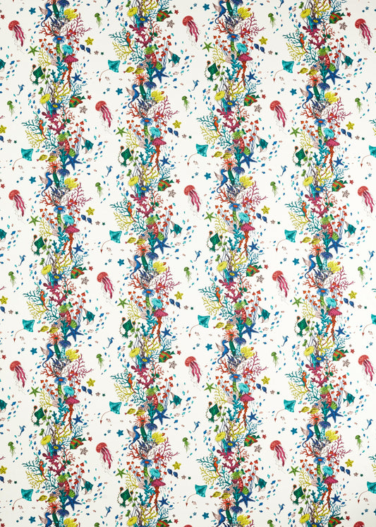 Seaforest Outdoor Multi fabric by Clarke & Clarke