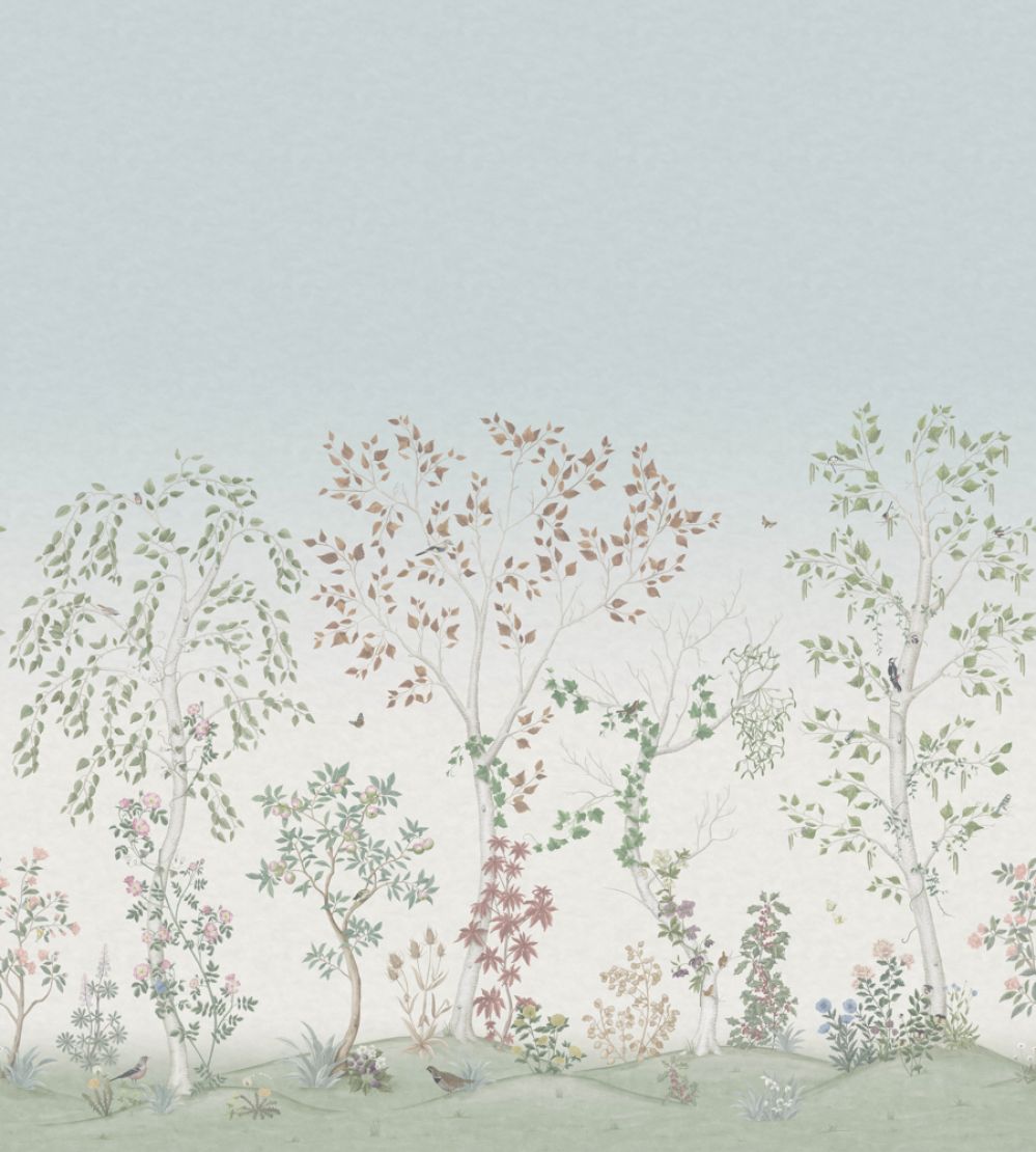 Seasonal Woods Mural by Cole & Son Clear Skies