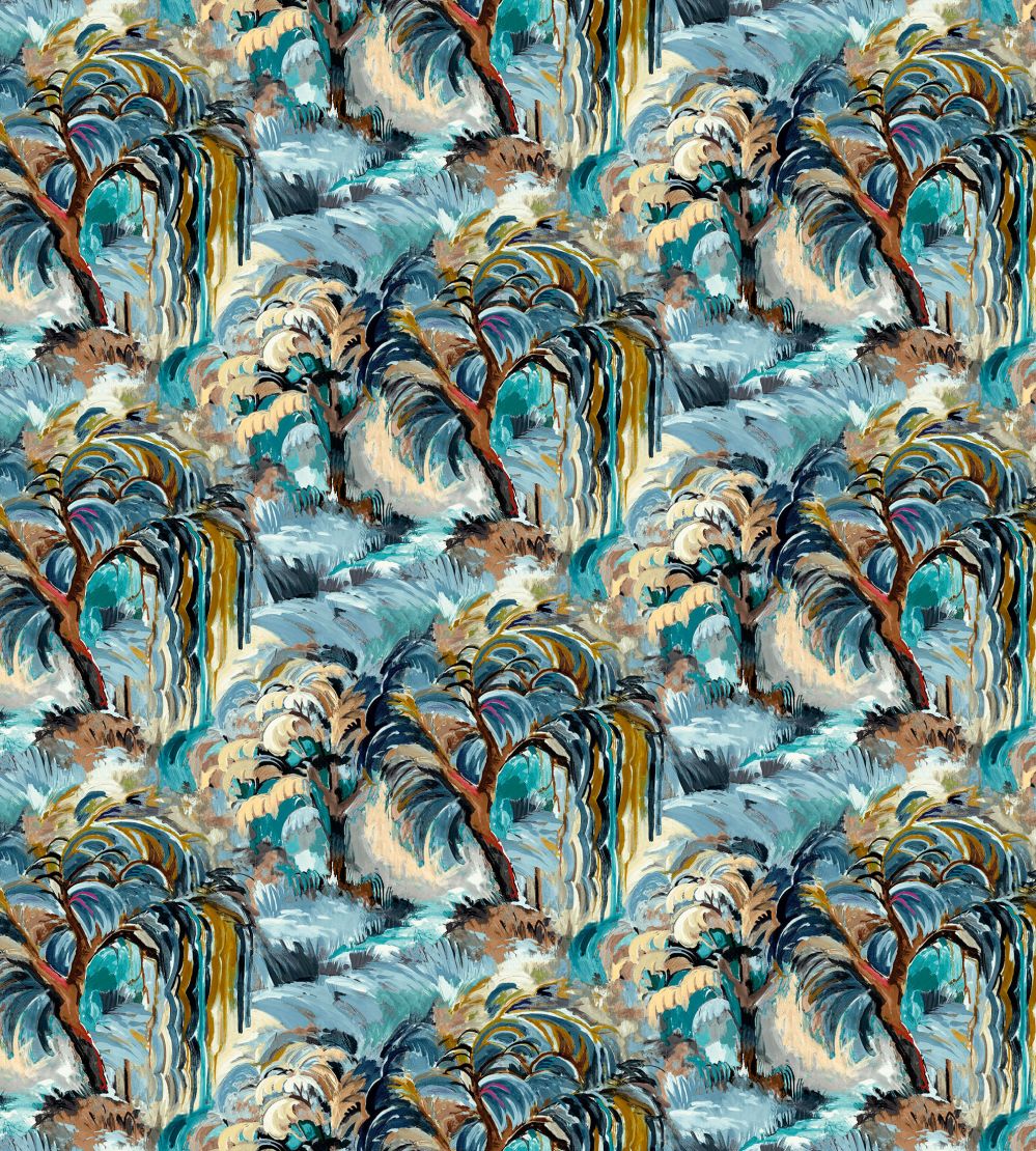 Secret Lagoon Baby Fabric by Arley House Ceru