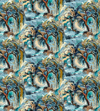 Secret Lagoon Baby Fabric by Arley House Ceru