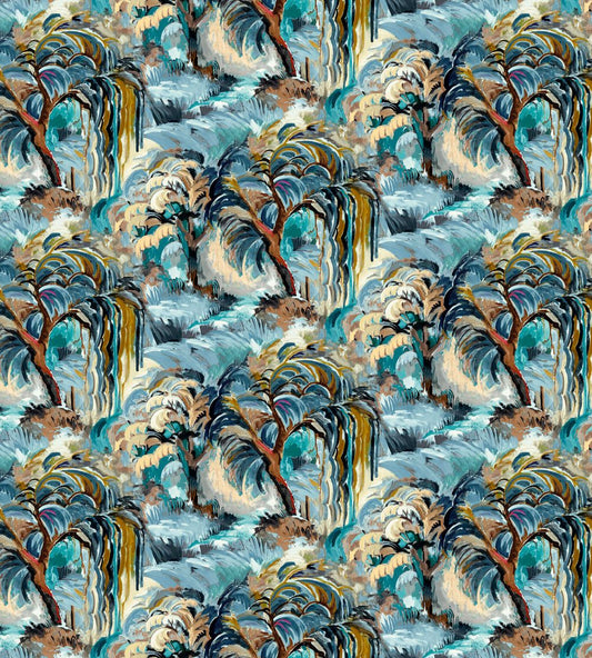 Secret Lagoon Baby Fabric by Arley House Ceru