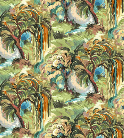 Secret Lagoon Midi Fabric by Arley House Viridian