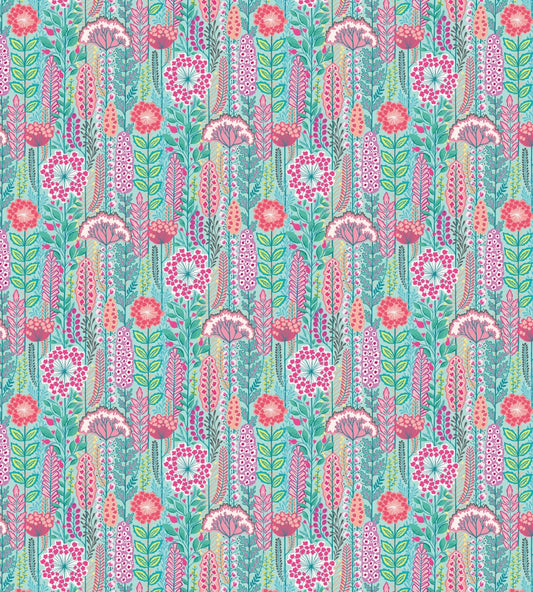Seedheads Wallpaper by Ohpopsi Raspberry Sky