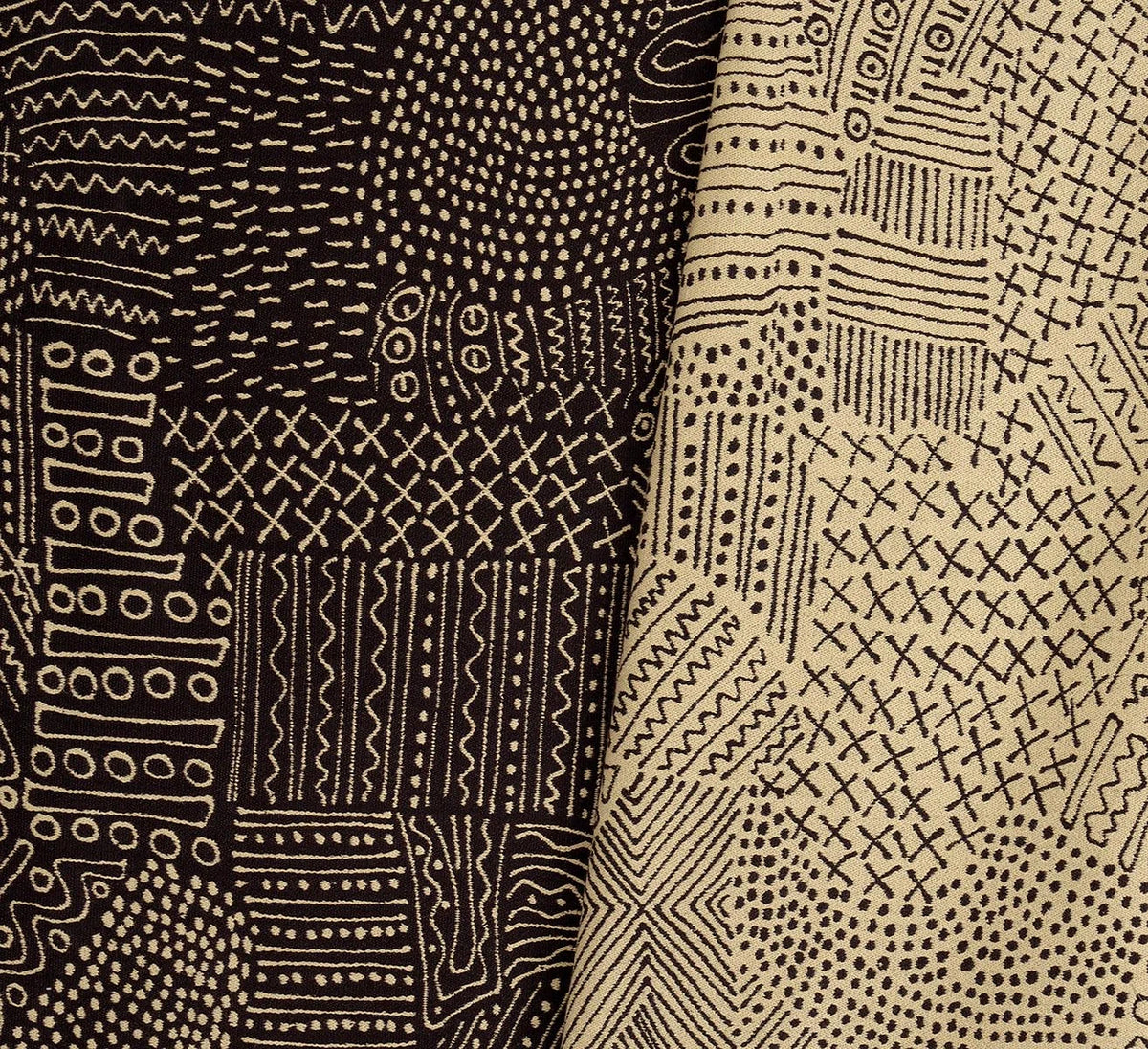 Segou Fabric by Pierre Frey in Carbone (F3860003)