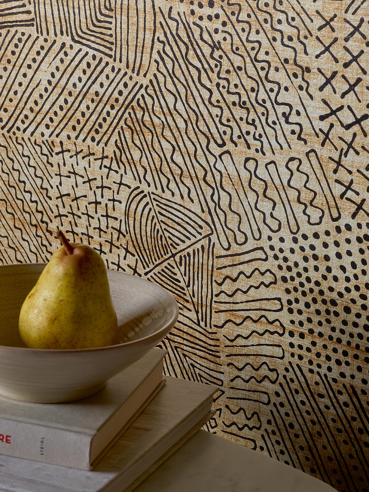 Segou Wallpaper by Pierre Frey shown in a room setting (view 2)