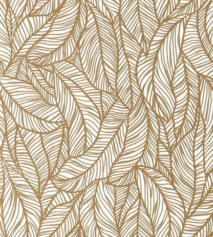 Selva Wallpaper by Clarke & Clarke Bronze/Ivory